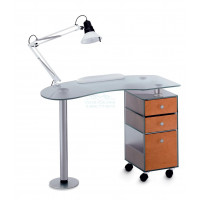 Стол маникюрный однотумбовый 185 L