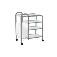 Столик косметологический (металл/стекло) - н04