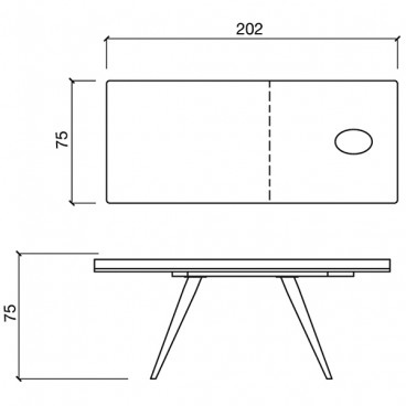 Кушетка массажная "SQUARE SURF"