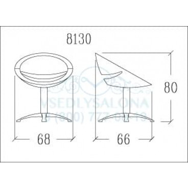 Кресло парикмахерское COCONUT