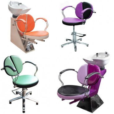 Мойка парикмахерская НАЙК с креслом ФЬЮЖН