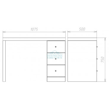 Маникюрный стол Apex III ECO