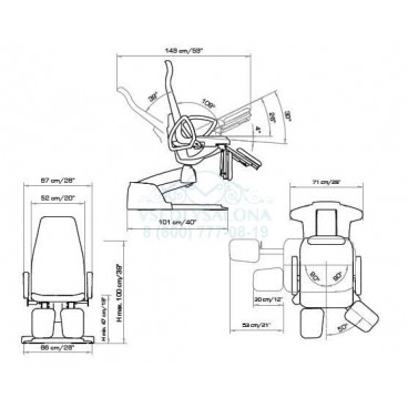 Кресло педикюрное &quot;PODO SLINDER&quot;