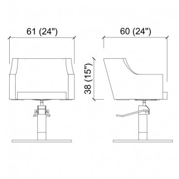 Кресло парикмахерское &quot;BIRKIN&quot;