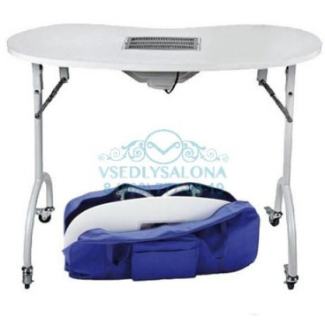 Стол маникюрный с вытяжкой Слим