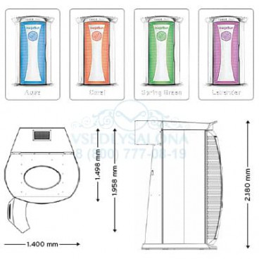 Вертикальный солярий MegaSun Tower Space 3000