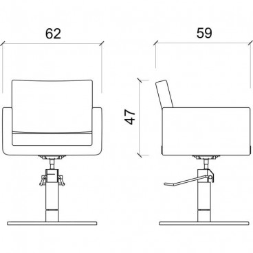 Кресло парикмахерское &quot;U-Shape&quot;