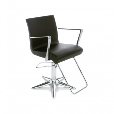 Кресло парикмахерское "Aluotis Ecoblack"