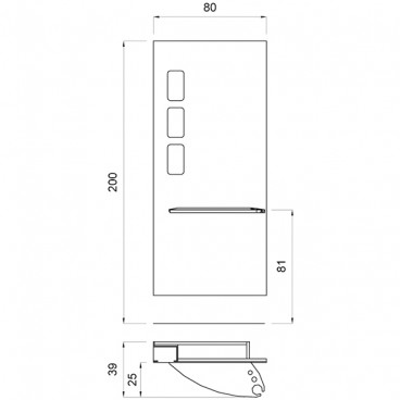 Зеркало парикмахерское &quot;Action&quot;