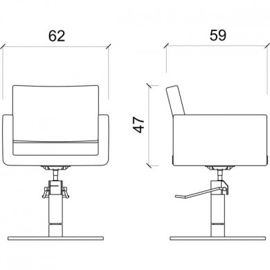 Кресло парикмахерское &quot;USHAPE&quot;