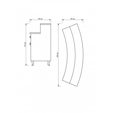 Стойка администратора ресепшн парикмахерский DEGRY