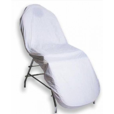 Чехол на кушетку на резинке, спанбонд, 90х200 см, белый 10шт.
