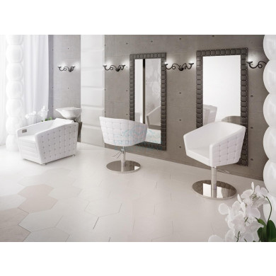 Мужское зеркало барбер &quot;Гламрок&quot; с полкой