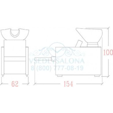 Мойка парикмахерская XILEMA AIRWASH