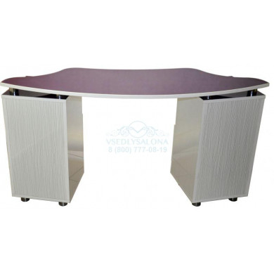 Стол маникюрный Дельта двухтумбовый