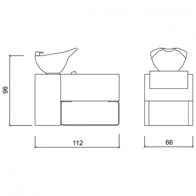 Мойка парикмахерская &quot;Kubisled&quot;