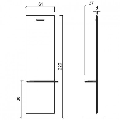 Зеркало парикмахерское &quot;Eco&quot;