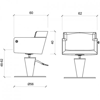 Кресло парикмахерское &quot;AIDA&quot;